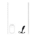 Rippled with Hard Loop Silicone Prostate Massager - S - Black Levelz