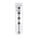 Round Silicone Anal Balls - L - 40mm - Black Levelz