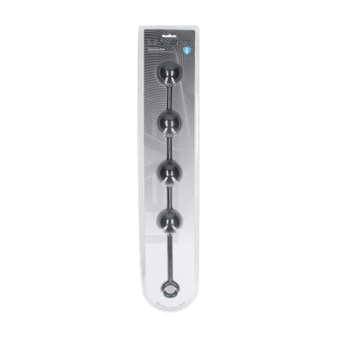 Round Silicone Anal Balls - XL - 50mm - Black Levelz