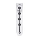 Round Silicone Anal Balls - XL - 50mm - Black Levelz