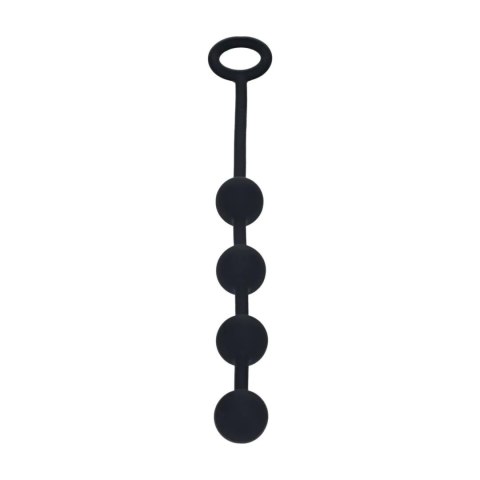 Round Silicone Anal Balls - S - 20mm - Black Levelz
