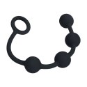 Round Silicone Anal Balls - S - 20mm - Black Levelz