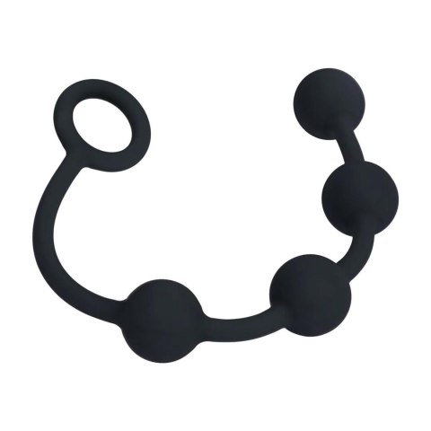 Round Silicone Anal Balls - S - 20mm - Black Levelz
