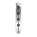 Silicone Round Anal Balls - XXL - 60mm - Black Levelz