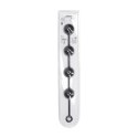 Silicone Round Anal Balls - XXL - 60mm - Black Levelz