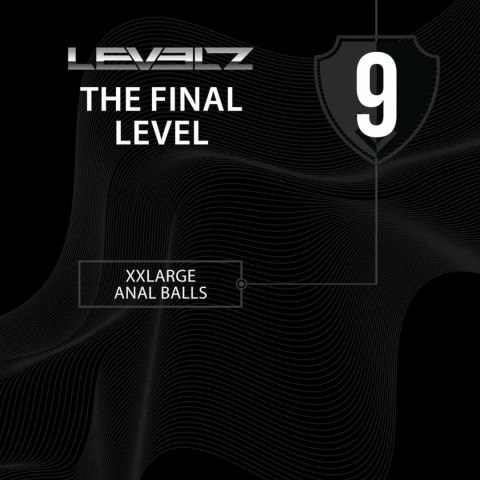 Silicone Round Anal Balls - XXL - 60mm - Black Levelz