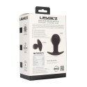Single Bulb Vibrating Silicone Anal Plug - Black Levelz