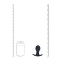Single Bulb Vibrating Silicone Anal Plug - Black Levelz