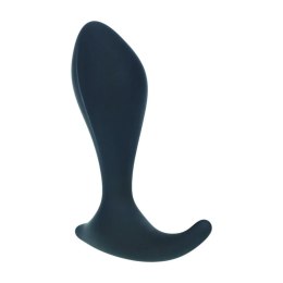 Single Ripple Silicone Prostate Massager - Black Levelz