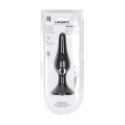 Slim Silicone Anal Plug - XL - Black Levelz