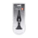 Slim Silicone Anal Plug - XL - Black Levelz