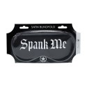 Spank Me - Printed Satin Mask Ouch!