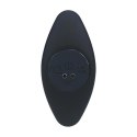 Tri Bulb Vibrating Silicone Anal Plug - Black Levelz