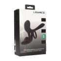 Triple Motor Vibrating Silicone Cockring - Black Levelz