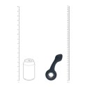 Vibrating Bulb Silicone Prostate Massager with Loop - Black Levelz