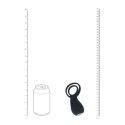 Vibrating Cock and Ball Ring with Paw Stimulator - Black Levelz