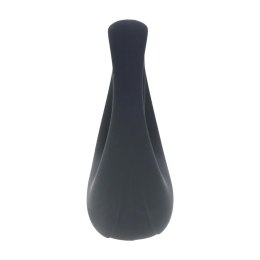 Vibrating Liquid Silicone Cock and Ball Ring - Black Levelz