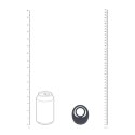Vibrating Liquid Silicone Cock and Ball Ring - Black Levelz