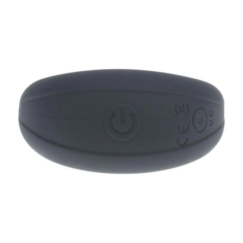 Vibrating Liquid Silicone Cock and Ball Ring - Black Levelz