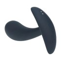 Vibrating Silicone Prostate Stimulator Anal Plug - M - Black Levelz