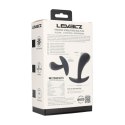 Vibrating Silicone Prostate Stimulator Anal Plug - M - Black Levelz