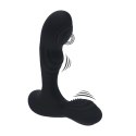 Vibrating and Tapping Silicone Prostate Massager with Ball Stimulator - Black Levelz