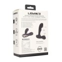 Vibrating and Tapping Silicone Prostate Massager with Ball Stimulator - Black Levelz