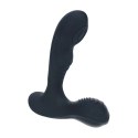 Vibrating and Tapping Silicone Prostate Massager with Ball Stimulator - Black Levelz