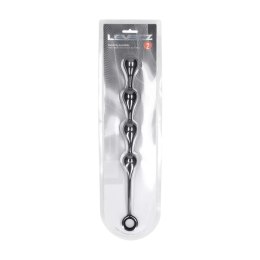 Waterdrop Silicone Anal Balls -M - 30mm - Black Levelz by Shots