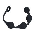 Waterdrop Silicone Anal Balls -M - 30mm - Black Levelz by Shots