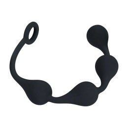 Waterdrop Silicone Anal Balls -M - 30mm - Black Levelz by Shots