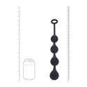 Waterdrop Silicone Anal Balls -M - 30mm - Black Levelz by Shots
