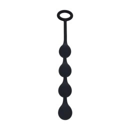 Waterdrop Silicone Anal Balls - S - 20mm - Black Levelz