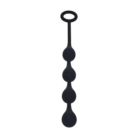 Waterdrop Silicone Anal Balls - S - 20mm - Black Levelz
