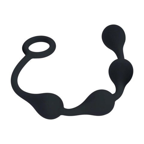 Waterdrop Silicone Anal Balls - S - 20mm - Black Levelz