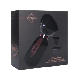 Dazzling - Rechargeable Vulva and Breast Pump - Black Pumped