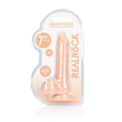 Dong with Testicles - 17 cm RealRock