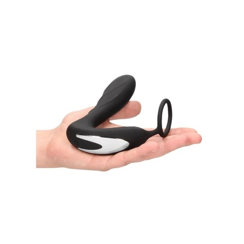E-stim Vibrating Butt Plug Cockring Ouch!