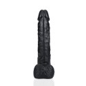 Extra Large Straight with Balls 35,5 cm - Black RealRock