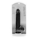 Extra Large Straight with Balls 35,5 cm - Black RealRock