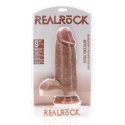 Extra Thick Straight with Balls 23 cm - Tan RealRock