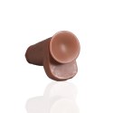 Extra Thick Straight with Balls 23 cm - Tan RealRock