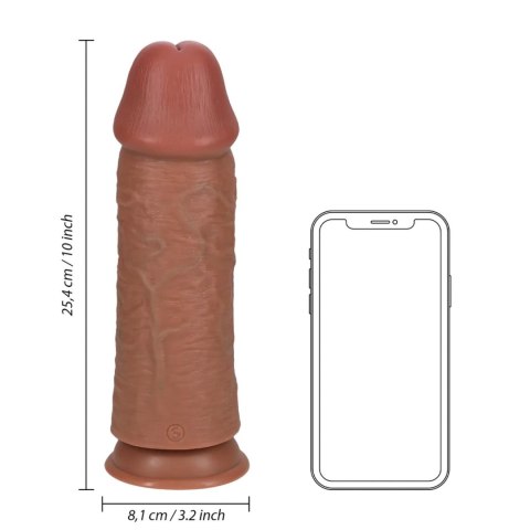 Extra Thick Straight without Balls 25,4 cm - Tan RealRock