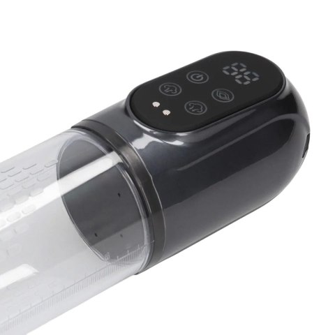 Engage - Automatic Waterproof Penis Pump and Masturbator - Gun Metal Pumped