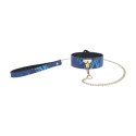 Florence Collection - Collar with Leash - Blue Ouch!