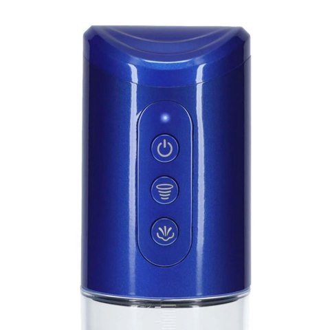 HyperPump - Rechargeable Penis Pump - Metallic Blue Pumped
