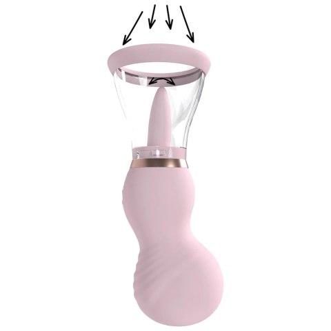 Sensual - Rechargeable Vulva and Breast Pump - Pink Pumped