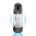 SonicPull - Suction and Vibration Masturbator Pump - Multimedia Enhanced - Gun Metal Pumped
