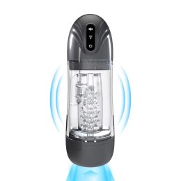 SonicPull - Suction and Vibration Masturbator Pump - Multimedia Enhanced - Gun Metal Pumped