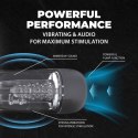 SonicPull - Suction and Vibration Masturbator Pump - Multimedia Enhanced - Gun Metal Pumped